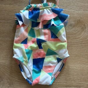 Colorful Geometric Baby Swimsuit